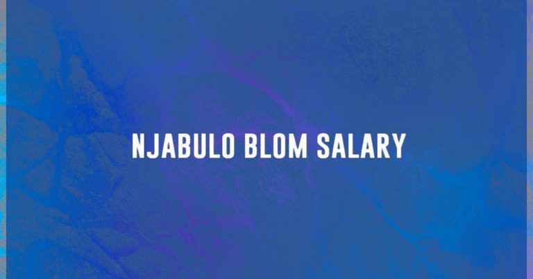 njabulo blom salary