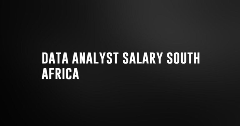 data analyst salary south africa