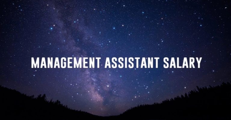 management assistant salary