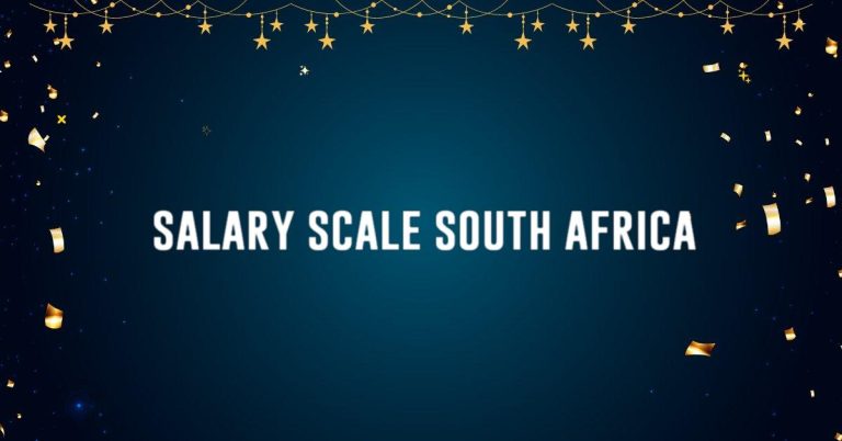 salary scale south africa