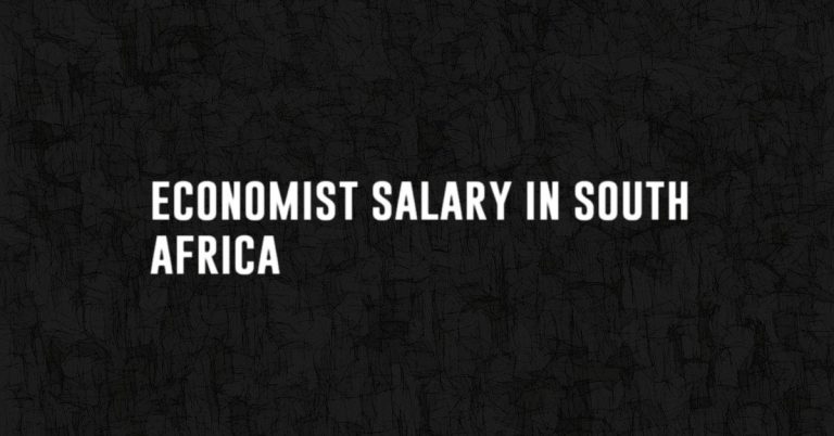 economist salary in south africa