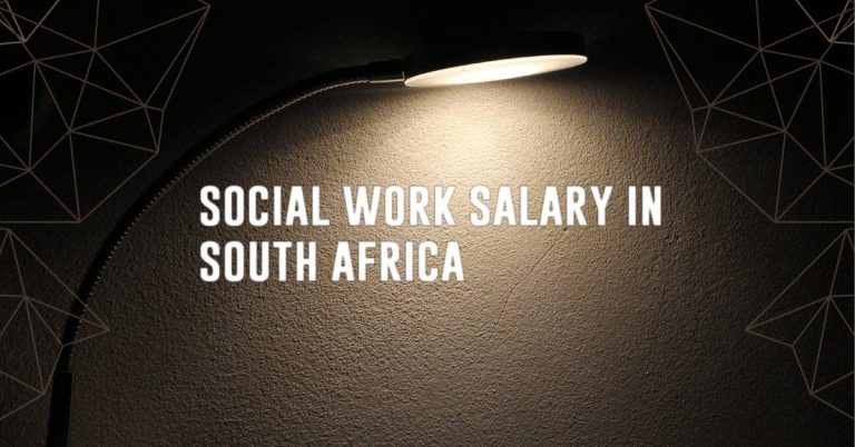 social work salary in south africa