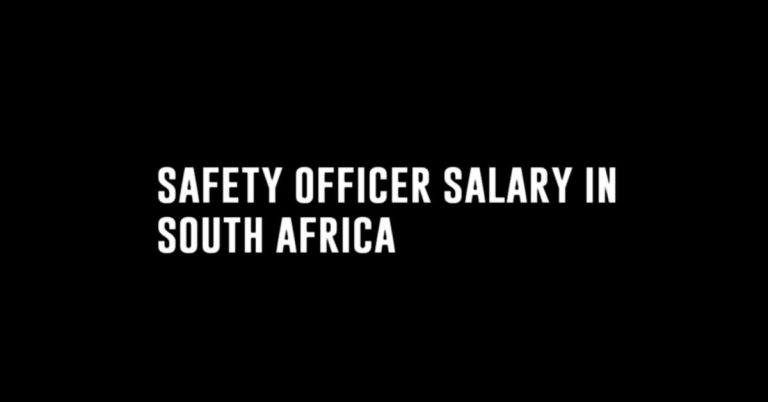 Safety Officer Salary in South Africa