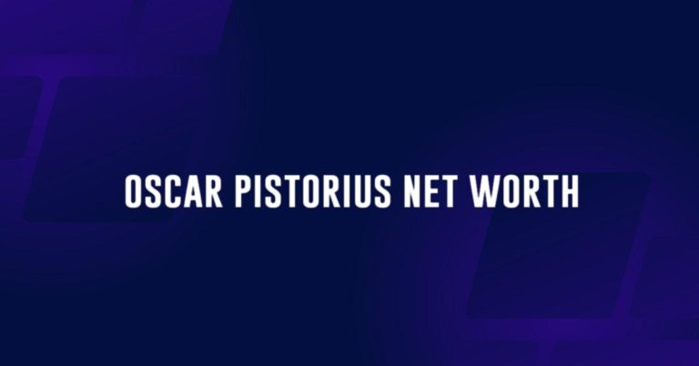 oscar pistorius net worth